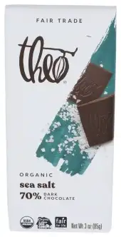 Theo Chocolate Choc Bar Drk Seasalt