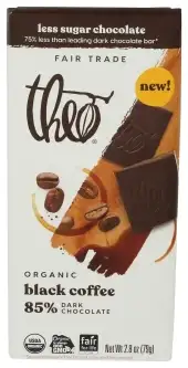 Theo Chocolate Choc Bar Organic Blck Cffee