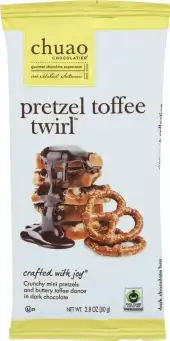 Chuao Chocolatier Choc Bar Prtzl Toff Twrl