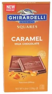 Ghirardelli Choc Mlk Caramel Sq Bar