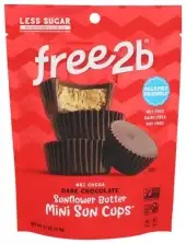 Free2B Foods Choc Cup Dark Mini
