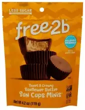 Free2B Foods Choc Snflwrbutter Cup Mini