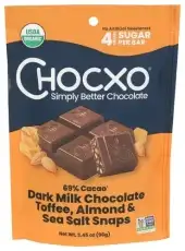 Chocxo Choc Snap Toff Almd Sslt
