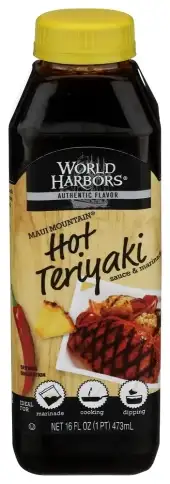 World Harbors Sauce Maui Mtn Hot Teriyaki