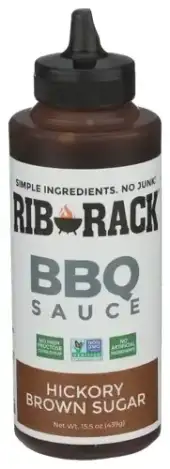 Rib Rack Sauce Bbq Hcky Brwn Sugr