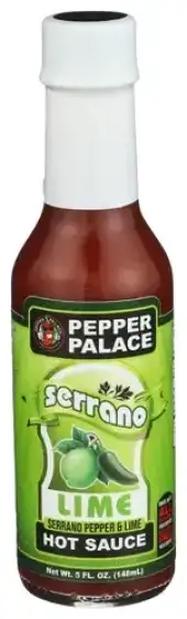 Pepper Palace Sauce Hot Serrano Lime