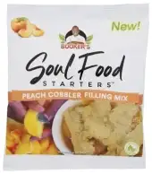 Bookers Soul Food Starter Peach Cobbler Fill Mixer