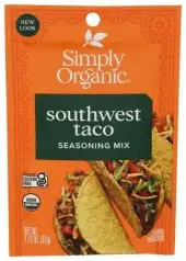 Simply Organic Mix Taco Sthwst