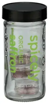 Spicely Organics Seasoning Saffron Jar Organic