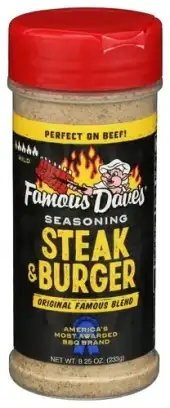 Famous Daves Seasoning Steak Burger