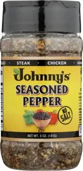 Johnnys Fine Foods Pepper Seasoned