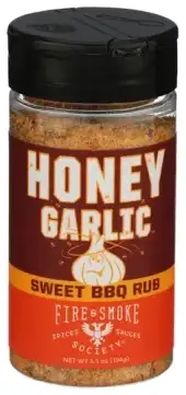 Fire And Smoke Rub Honey Garlic Bbq