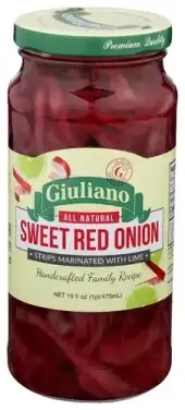 Giuliano Onion Strips Sweet Red