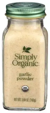 Simply Organic Seasoning Garlic Pwdr Organic Bttl