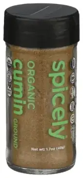 Spicely Organics Spice Cumin Ground Jar