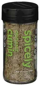Spicely Organics Spice Cumin Seed Whle Jar