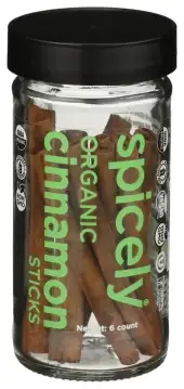 Spicely Organics Spice Cinnamon Sticks Jar