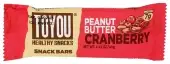 Toyou Snacks Bar Peanut Bttr Cranbrry