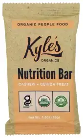 Kyles Organics Bar Cashew Quinoa