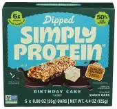 Simplyprotein Bar Dipped Birthday Cake