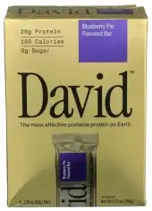 David Protein Bar Protin Blubrry Pie 4Pk