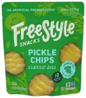 Freestyle Snacks Pickle Chips Dill Classc
