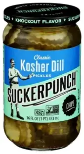 Suckerpunch Pickle Chips Dill Kosher