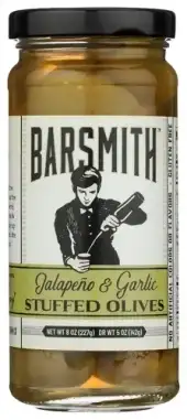Barsmith Olives Stfd Garlic & Jalpn