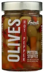 Emirelli Olives Green Hot Pepr Stfd