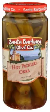 Santa Barbara Okra Pickled Hot