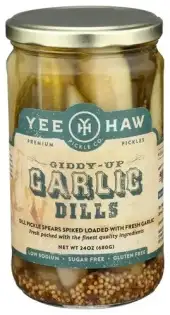 Yee Haw Pickle Company Pickle Gddy Up Garlic Dill