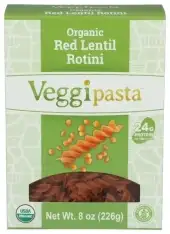 Veggipasta Pasta Rotini Red Lentil