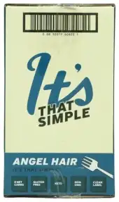 Its That Simple Pasta Angel Hair