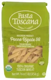 Pasta Toscana Pasta Penne Rigate Organic