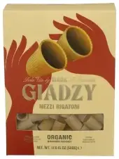 Giadzy Pasta Mezzi Rigatoni Organic