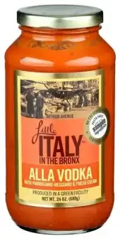 Little Italy In The Bronx Sauce Vodka Marinara