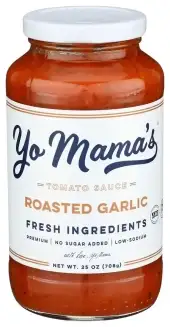 Yo Mamas Foods Sauce Tomato Rstd Garlic
