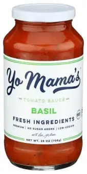 Yo Mamas Foods Sauce Tomato Basil