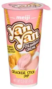 Meiji Cracker Dip Strw Yan Yan