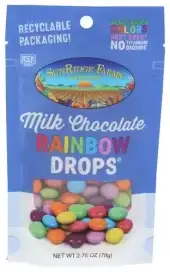 Sunridge Farm Eb Chocolate Mlk Rnbw Drops