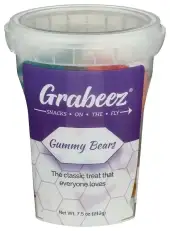 Grabeez Snack Cups Candy Cup Gummi Bears