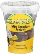 Grabeez Eb Snack Cup Choc Prtzl Mini