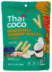 Thai Coco Rolls Crispy Ccnut Orig