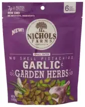 Nichols Pistachio Eb Pistachios Garlic Hrb Ns
