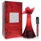 Christian Siriano Ooh La Rouge by Christian Siriano Eau De Parfum Spray + 0.21 oz Red Lip Gloss 3.4 