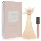 Christian Siriano Au Naturel by Christian Siriano Eau De Parfum Spray + 0.21 oz Nude Lip Gloss 3.4 o