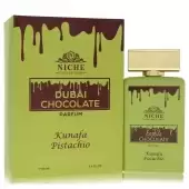 Khalis Niche Dubai Chocolate Kunafa Pistachio by Khalis Parfum Spray 3.4 oz
