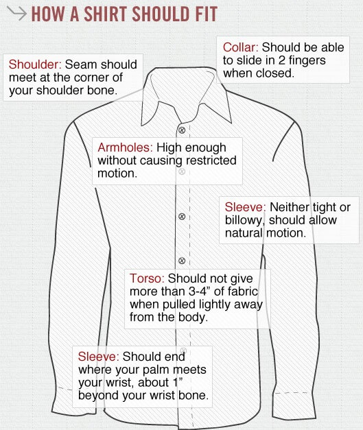 dress Shirt_Diagram