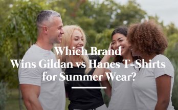 Comparison of Gildan vs Hanes T-shirts showing fabric softness, durability, breathability, and price.